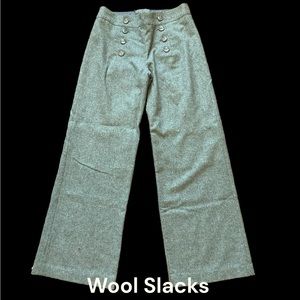 Grey wool slacks size 10